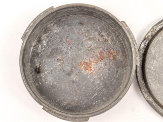 1. Weltkrieg  Butterdose / Fettdose aus Blech. Originallack, guter Zustand