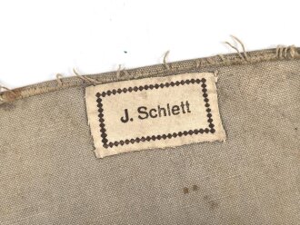 Brotbeutel im Stil des 1. Weltkrieg, meiner Meinung nach 20/30iger Jahre. Getragenes Stück, ungereinigt