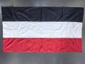 Kaiserreich und 1.Weltkrieg, Hausfahne in gutem Zustand, Maße etwa 100 x 175cm