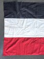 Kaiserreich und 1.Weltkrieg, Hausfahne in gutem Zustand, Maße etwa 100 x 175cm