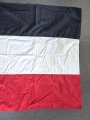 Kaiserreich und 1.Weltkrieg, Hausfahne in gutem Zustand, Maße etwa 100 x 175cm