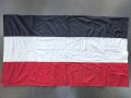 Kaiserreich und 1.Weltkrieg, Hausfahne in gutem Zustand, Maße etwa 100 x 175cm