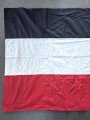 Kaiserreich und 1.Weltkrieg, Hausfahne in gutem Zustand, Maße etwa 100 x 175cm