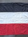 Kaiserreich und 1.Weltkrieg, Hausfahne in gutem Zustand, Maße etwa 100 x 175cm