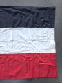 Kaiserreich und 1.Weltkrieg, Hausfahne in gutem Zustand, Maße etwa 100 x 175cm
