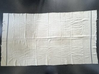 1.Weltkrieg Wolldecke, Kammerstück von 1918, Maße etwa 135 x 240cm. Ungereinigt