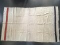1.Weltkrieg Wolldecke, Kammerstück von 1913 ?, Maße etwa 135 x 215cm. Ungereinigt