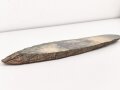 1.Weltkrieg, Handbemalte Astscheibe als Erinnerungsgegenstand . Gesamthöhe etwa 43cm