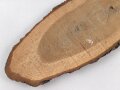 1.Weltkrieg, Handbemalte Astscheibe als Erinnerungsgegenstand . Gesamthöhe etwa 43cm