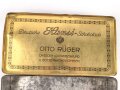 Kaiserreich und 1.Weltkrieg, große Blechdose " Deutsche Hansi Schokolade" k.u.k. Hoflieferant Otto Krüger. Maße etwa 18 x 34 x 10cm