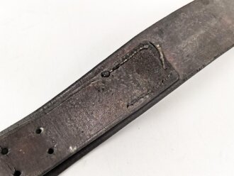 1.Weltkrieg , Koppelriemen für Mannschaften. Eiserner Gegenhalt, Gesamtlänge 106cm