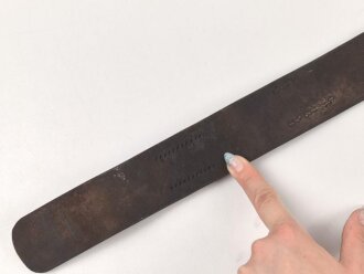 1.Weltkrieg , Koppelriemen für Mannschaften. Eiserner Gegenhalt, Gesamtlänge 106cm