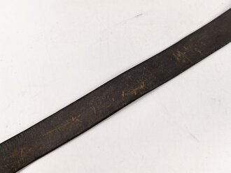 1.Weltkrieg , Koppelriemen für Mannschaften. Eiserner Gegenhalt, Gesamtlänge 106cm