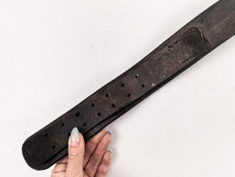 1.Weltkrieg , Koppelriemen für Mannschaften. Eiserner Gegenhalt, Gesamtlänge 106cm