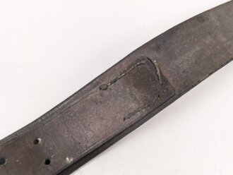1.Weltkrieg , Koppelriemen für Mannschaften. Eiserner Gegenhalt, Gesamtlänge 106cm