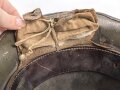 1.Weltkrieg , Stahlhelm Modell 1916. Hersteller G62 ( Gebrüder Gnüchtel A.G., Lauter in Sachsen) Original lackiertes Stück, das Innefutter original verbaut. Ungereinigt