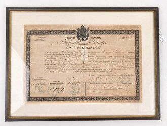 Frankreich Fremdenlegion, Entlassungsschein ( Conge de...