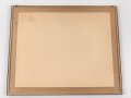 Frankreich , Verleihungsurkunde zum Sozialverdienstorden ( Merite Socila ) datiert 1954. Neuzeitlich gerahmt, Maße des Rahmen 37 x 45cm