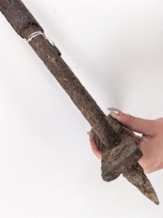1.Weltkrieg, Gabelstütze zum Maschinengewehr 08/15. Höhenverstellbare Variante, alter Bodenfund