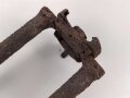 1.Weltkrieg, Gabelstütze zum Maschinengewehr 08/15. Höhenverstellbare Variante, alter Bodenfund