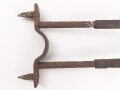 1.Weltkrieg, Gabelstütze zum Maschinengewehr 08/15. Höhenverstellbare Variante, alter Bodenfund