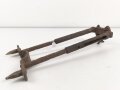 1.Weltkrieg, Gabelstütze zum Maschinengewehr 08/15. Höhenverstellbare Variante, alter Bodenfund