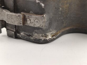 1.Weltkrieg, Schlossbehälter für die Schlittenlafette MG08 und 08/15. Guter Zustand, der Verschlussmechanismus alt ergänzt ?, schwer gängig