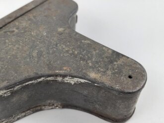 1.Weltkrieg, Schlossbehälter für die Schlittenlafette MG08 und 08/15. Guter Zustand, der Verschlussmechanismus alt ergänzt ?, schwer gängig