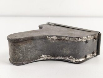 1.Weltkrieg, Schlossbehälter für die Schlittenlafette MG08 und 08/15. Guter Zustand, der Verschlussmechanismus alt ergänzt ?, schwer gängig