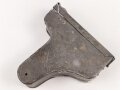 1.Weltkrieg, Schlossbehälter für die Schlittenlafette MG08 und 08/15. Guter Zustand, der Verschlussmechanismus alt ergänzt ?, schwer gängig