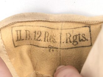 Kaiserreich und 1. Weltkrieg, Paar Handschuhe für Offiziere. Kammerstücke Infanterie Regiment 24. Guter Zustand