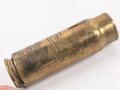 Frankreich , Paar leere Messinghülsen als Dekorationsartikel " Souvenir de Guerre 1914-1918" Messing, kein Zündhütchen, Höhe je 7cm, Bodendurchmesser 20mm