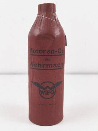 "Motoren- Oel der Wehrmacht" rote Pappdose der Firma " WIFO"