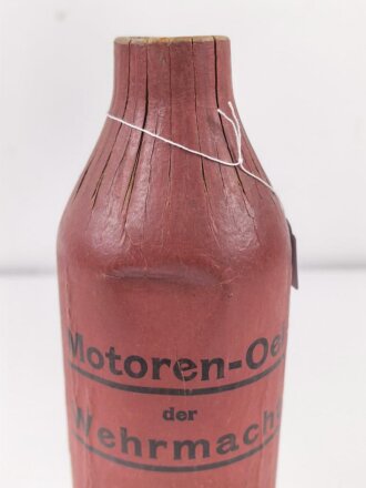 "Motoren- Oel der Wehrmacht" rote Pappdose der...