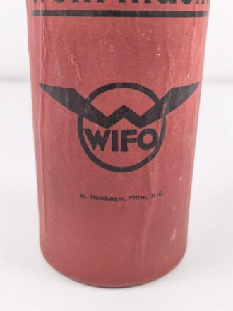 "Motoren- Oel der Wehrmacht" rote Pappdose der Firma " WIFO"