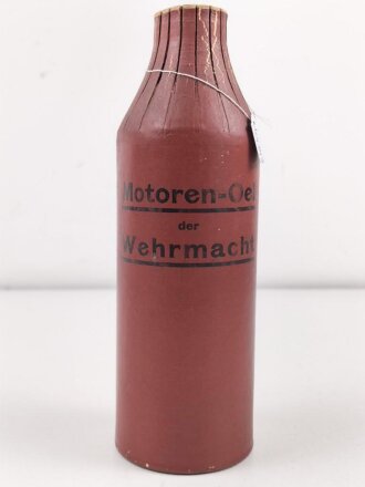 "Motoren- Oel der Wehrmacht" rote Pappdose