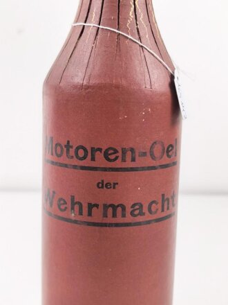 "Motoren- Oel der Wehrmacht" rote Pappdose