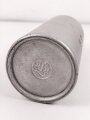 "Motoren- Oel der Wehrmacht" silberne Pappdose der Firma " WIFO" , Original befüllt