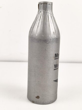 "Motoren- Oel der Wehrmacht" silberne Pappdose  , Original befüllt