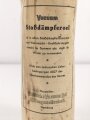 "Stoßdämpferoel TL 6027 für Wehrmacht Kraftfahrzeuge" Ungereinigt, verbeult, leer