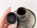 "Stoßdämpferoel TL 6027 für Wehrmacht Kraftfahrzeuge" Ungereinigt, verbeult, leer