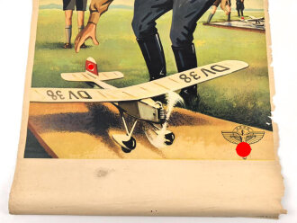 NSFK Poster . Farbfrisch, an den Rändern defekt, Maße etwa 59 x 84cm