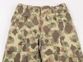 U.S. Army, 1943 dated Camo HBT combat trousers. Unissued. Size 34 x 31, King Kard Overall Co.