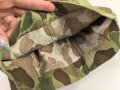 U.S. Army, 1943 dated Camo HBT combat trousers. Unissued. Size 34 x 31, King Kard Overall Co.