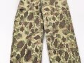 U.S. Army, 1943 dated Camo HBT combat trousers. Unissued. Size 34 x 31, King Kard Overall Co.