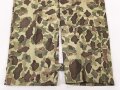 U.S. Army, 1943 dated Camo HBT combat trousers. Unissued. Size 34 x 31, King Kard Overall Co.