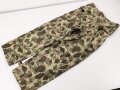 U.S. Army, 1943 dated Camo HBT combat trousers. Unissued. Size 34 x 31, King Kard Overall Co.