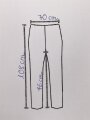 U.S. Army, 1943 dated Camo HBT combat trousers. Unissued, legs cut down, missing labels