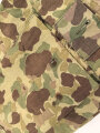 U.S. Army, 1943 dated Camo HBT combat trousers. Unissued, legs cut down, missing labels