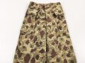 U.S. Army, 1943 dated Camo HBT combat trousers. Unissued, legs cut down, missing labels